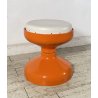 SGABELLO Rocchetto DESIGN Achille Castiglioni ANNI 70 Kartell PLASTICA LUCIDA