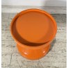 SGABELLO Rocchetto DESIGN Achille Castiglioni ANNI 70 Kartell PLASTICA LUCIDA