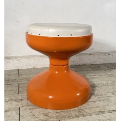 SGABELLO Rocchetto DESIGN Achille Castiglioni ANNI 70 Kartell PLASTICA LUCIDA