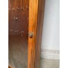 PICCOLA TECA ARMADIETTO PORTA OROLOGI CHIAVI ANTA VETRO LEGNO ANNI 60 DA MURO