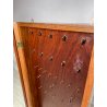 PICCOLA TECA ARMADIETTO PORTA OROLOGI CHIAVI ANTA VETRO LEGNO ANNI 60 DA MURO