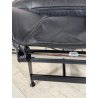 POLTRONA VINTAGE PELLE NERA STILE LE CORBUSIER PER CASSINA anni 70 CHAISE LONGUE