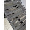 POLTRONA VINTAGE PELLE NERA STILE LE CORBUSIER PER CASSINA anni 70 CHAISE LONGUE