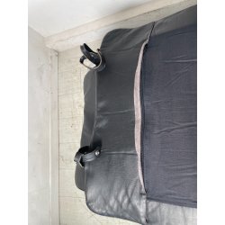 POLTRONA VINTAGE PELLE NERA STILE LE CORBUSIER PER CASSINA anni 70 CHAISE LONGUE