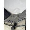 POLTRONA VINTAGE PELLE NERA STILE LE CORBUSIER PER CASSINA anni 70 CHAISE LONGUE