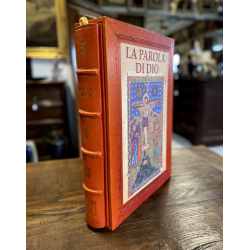 LIBRO D'ARTE "La PAROLA di DIO" Esemplare  392 Officine del Novecento TABLE BOOK