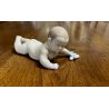 Royal Copenhagen CRAWLING BABY bimbo che gattona con calzino ADA BONFILS  1739