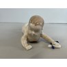 Royal Copenhagen CRAWLING BABY bimbo che gattona con calzino ADA BONFILS  1739
