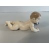 Royal Copenhagen CRAWLING BABY bimbo che gattona con calzino ADA BONFILS  1739
