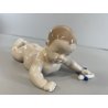 Royal Copenhagen CRAWLING BABY bimbo che gattona con calzino ADA BONFILS  1739