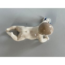 Royal Copenhagen CRAWLING BABY bimbo che gattona con calzino ADA BONFILS  1739