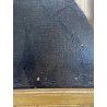 ANTICO QUADRO RITRATTO NOBIL UOMO DIPINTO OLIO SU TELA EPOCA 800 50X60CM CORNICE