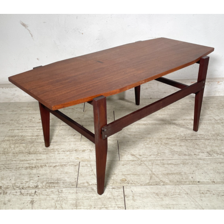 TAVOLINO DA SALOTTO caffè VINTAGE ANNI 60 LEGNO ITALIA DESIGN MID-CENTURY TABLE