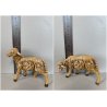LOTTO 4 ANIMALI PRESEPE Fontanini BUE ASINO PECORE VINTAGE max H 16cm ITALIA '83