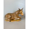 LOTTO 4 ANIMALI PRESEPE Fontanini BUE ASINO PECORE VINTAGE max H 16cm ITALIA '83