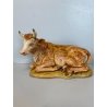 LOTTO 4 ANIMALI PRESEPE Fontanini BUE ASINO PECORE VINTAGE max H 16cm ITALIA '83