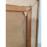 QUADRO DIPINTO Carlo Monti VEDUTA TETTI CASE CORSO DI ARONA ANNI 50 OLIO TELA
