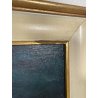 QUADRO DIPINTO Carlo Monti VEDUTA DARSENA BARCA LAGO MAGGIORE ARONA ANNI 50 TELA