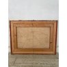 QUADRO DIPINTO Carlo Monti VEDUTA DARSENA BARCA LAGO MAGGIORE ARONA ANNI 50 TELA
