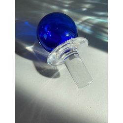 BOTTIGLIA VETRO MURANO Carlo Moretti "Marblé" VINTAGE TRASPARENTE BLU VERDE '70