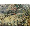 QUADRO DIPINTO Carlo Monti VEDUTA CORSO EUROPA BARCHE PORTO ARONA 2000 OLIO TELA