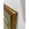 QUADRO DIPINTO Carlo Monti VEDUTA CORSO EUROPA BARCHE PORTO ARONA 2000 OLIO TELA