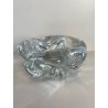 SVUOTATASCHE POSACENERE CIOTOLA VETRO MURANO TRASPARENTE FORMA ORGANICA '60