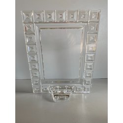 CORNICE PORTAFOTO PICTURE FRAME 15 x 10 cm CRISTALLO Rosenthal MCM VINTAGE '60