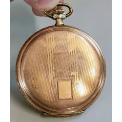 ANTICO OROLOGIO TASCA DORATO Art Déco ORATOR cal. 18.220 anni 30 POCKET WATCH