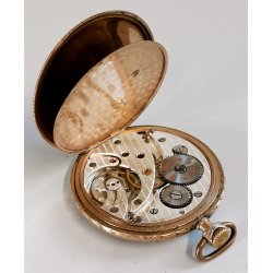 ANTICO OROLOGIO TASCA DORATO Art Déco ORATOR cal. 18.220 anni 30 POCKET WATCH