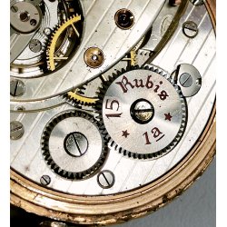 ANTICO OROLOGIO TASCA DORATO Art Déco ORATOR cal. 18.220 anni 30 POCKET WATCH