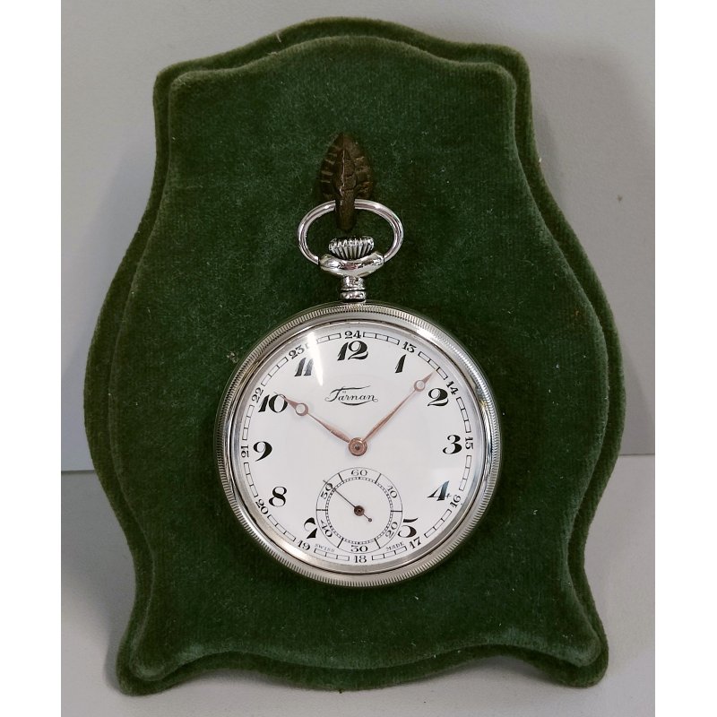 ANTICO OROLOGIO TASCA Tärnan ANNI 50 Pocket Watch DIAL 24 HOURS Montre de Poche