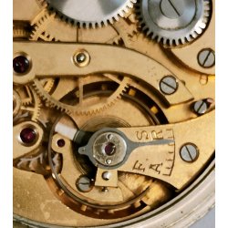 ANTICO OROLOGIO TASCA Tärnan ANNI 50 Pocket Watch DIAL 24 HOURS Montre de Poche