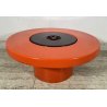 TAVOLINO SALOTTO DESIGN ANNI 70 PORTA OGGETTI PLASTICA ARANCIONE VINTAGE TABLE