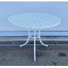 TAVOLO ROTONDO DA GIARDINO ANNI 70 F.A.I.M. Italia ALLUMINIO PRESSOFUSO ESTERNO