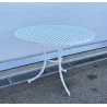 TAVOLO ROTONDO DA GIARDINO ANNI 70 F.A.I.M. Italia ALLUMINIO PRESSOFUSO ESTERNO