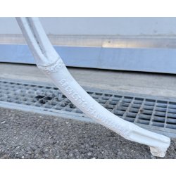 TAVOLO ROTONDO DA GIARDINO ANNI 70 F.A.I.M. Italia ALLUMINIO PRESSOFUSO ESTERNO