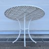 TAVOLO ROTONDO DA GIARDINO ANNI 70 F.A.I.M. Italia ALLUMINIO PRESSOFUSO ESTERNO