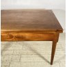 ANTICO TAVOLO ALLUNGABILE A LIBRO LEGNO NOCE tornito EPOCA 1800 NEOCLASSICO