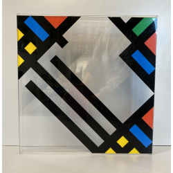 SCULTURA ASTRATTA PLEXIGLASS A. G. Bertolio OPERA N. 270 30x33X3 cm ANNO  '77