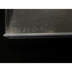 SCULTURA ASTRATTA PLEXIGLASS A. G. Bertolio OPERA N. 270 30x33X3 cm ANNO  '77