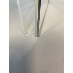SCULTURA ASTRATTA PLEXIGLASS A. G. Bertolio OPERA N. 270 30x33X3 cm ANNO  '77