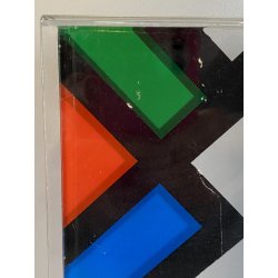 SCULTURA ASTRATTA PLEXIGLASS A. G. Bertolio OPERA N. 270 30x33X3 cm ANNO  '77