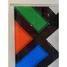 SCULTURA ASTRATTA PLEXIGLASS A. G. Bertolio OPERA N. 270 30x33X3 cm ANNO  '77