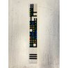 SCULTURA ASTRATTA PLEXIGLASS A. G. Bertolio OPERA N. 365 96x12X2,7cm ANNO '78