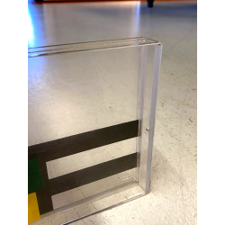 SCULTURA ASTRATTA PLEXIGLASS A. G. Bertolio OPERA N. 365 96x12X2,7cm ANNO '78