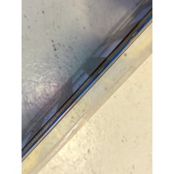 SCULTURA ASTRATTA PLEXIGLASS A. G. Bertolio OPERA N. 365 96x12X2,7cm ANNO '78