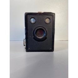 FOTOCAMERA VINTAGE Kodak Six-20 Hawk-Eye BOX CAMERA ANNI '30 ART DECò