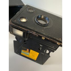 FOTOCAMERA VINTAGE Kodak Six-20 Hawk-Eye BOX CAMERA ANNI '30 ART DECò