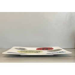 PIATTO QUADRO Villeroy & Boch BOCUSE D' OR Sirha 2011 Vavro 31x30 cm Lyon 2009
